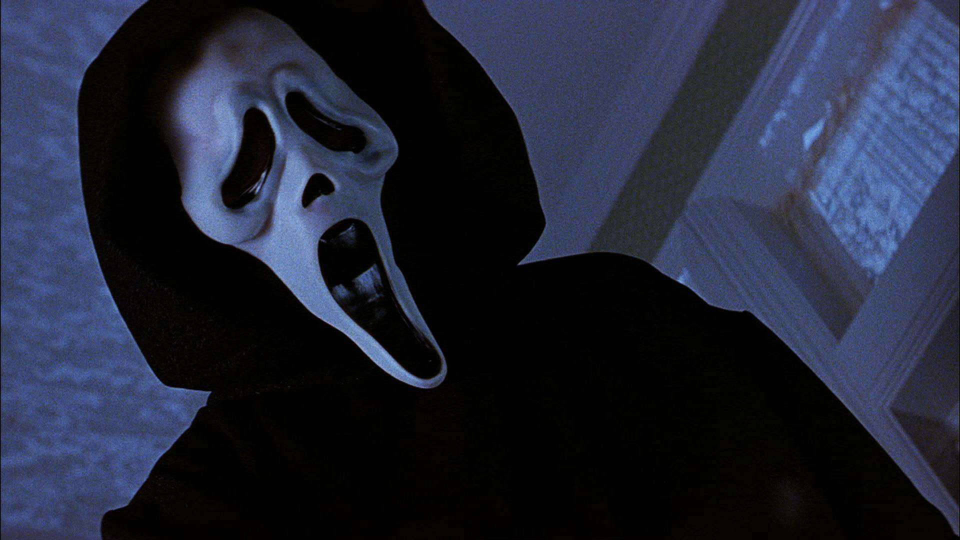 Scream Stylized Mask Background