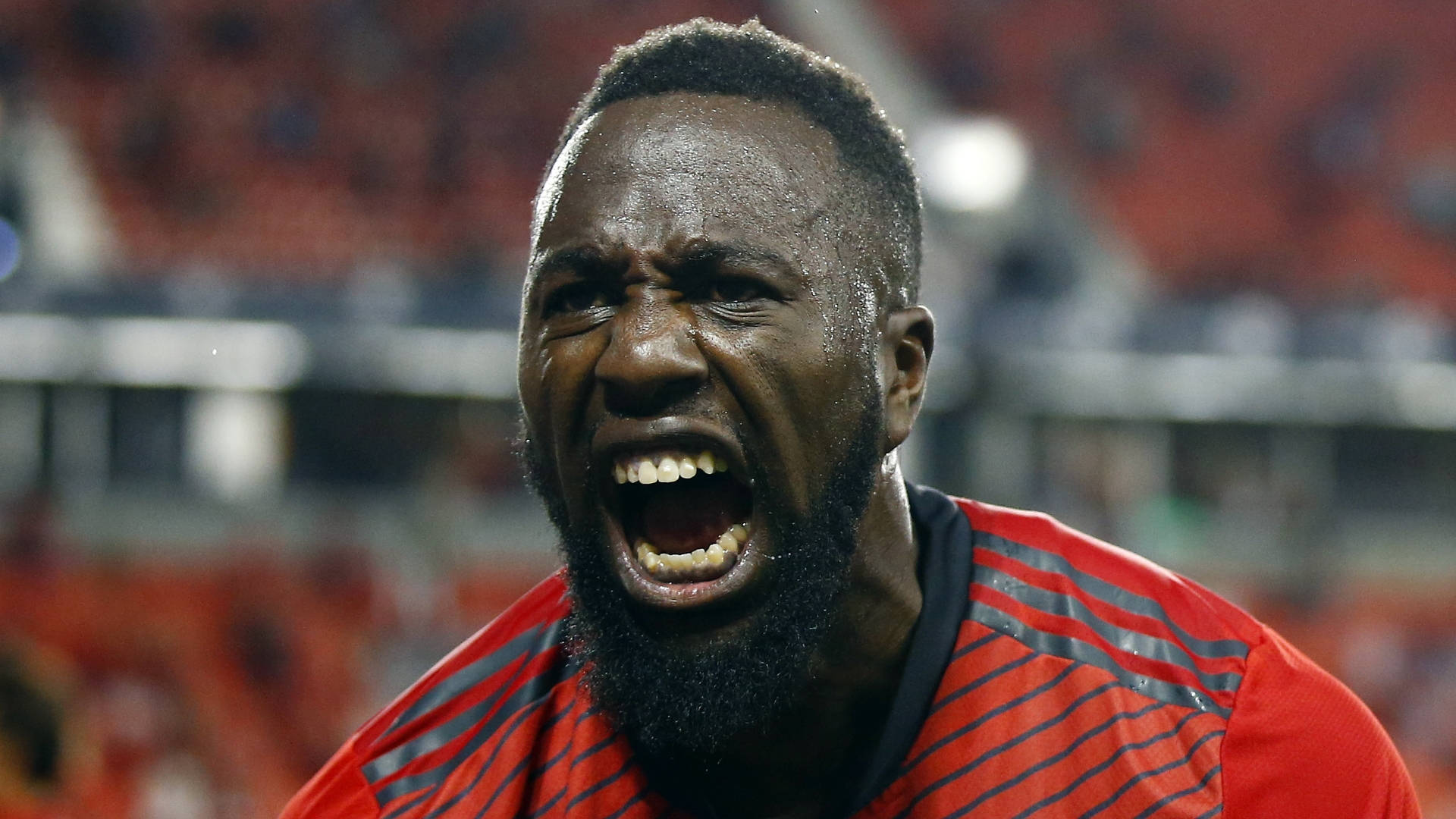 Screaming Close Up Shot Jozy Altidore