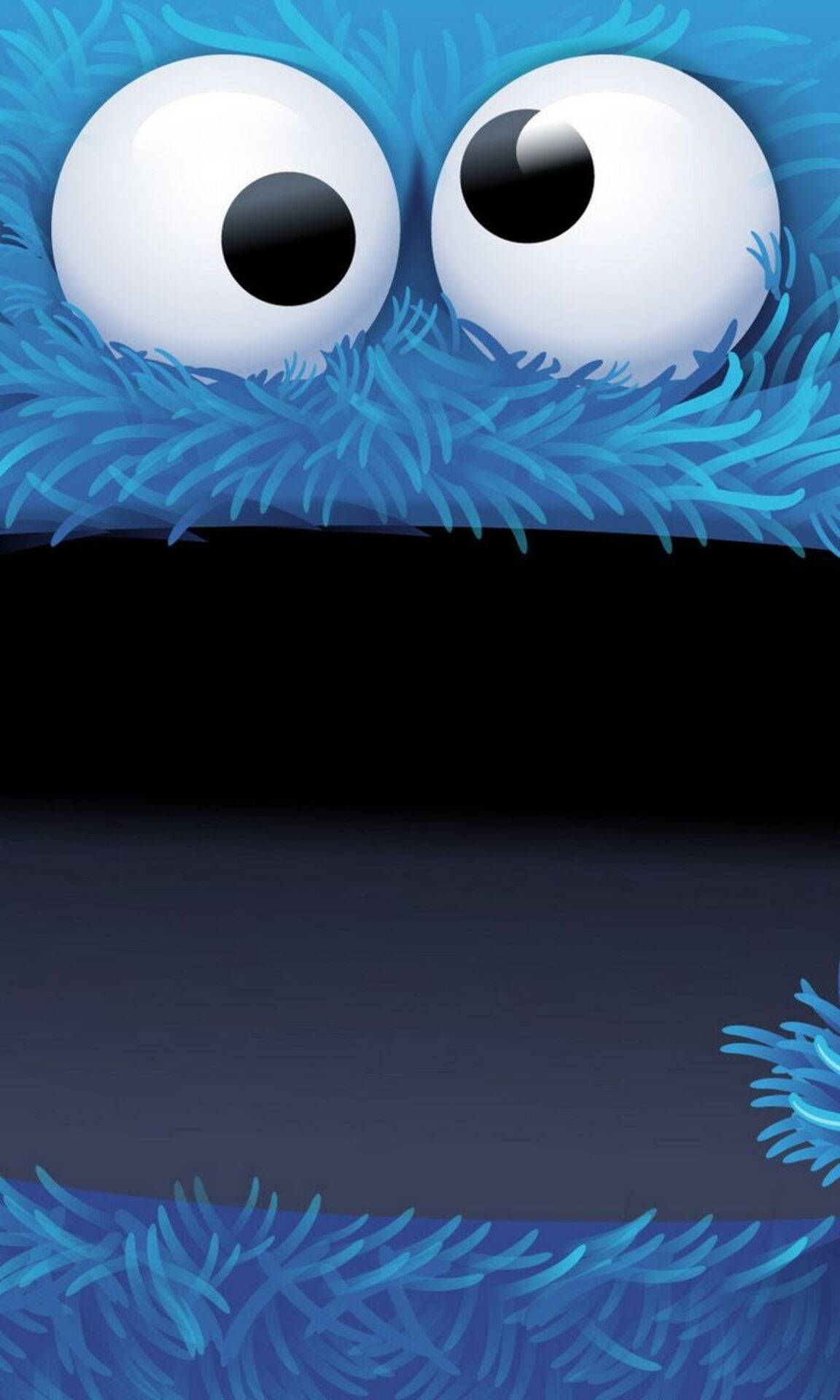 Screaming Cookie Monster Background