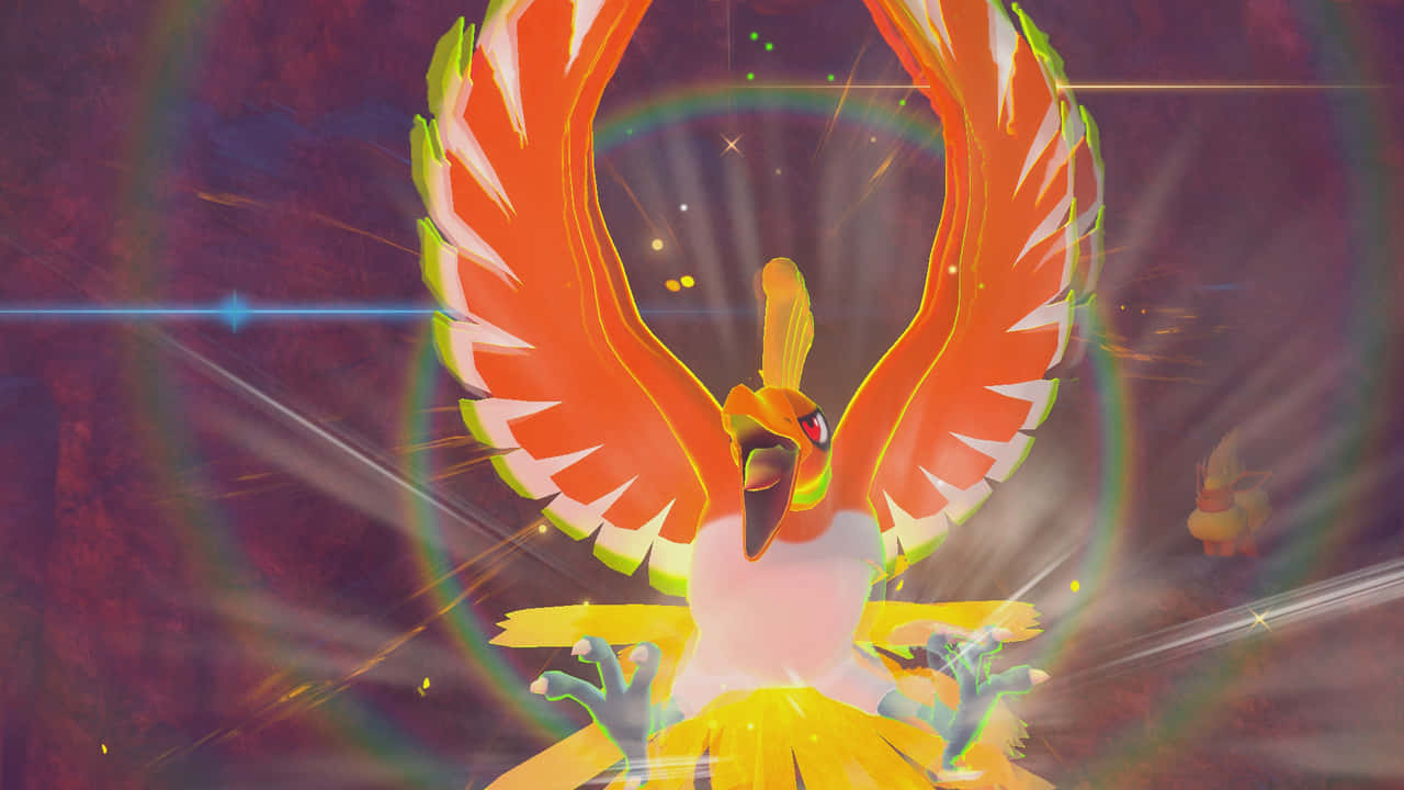 Screaming Ho-oh Background