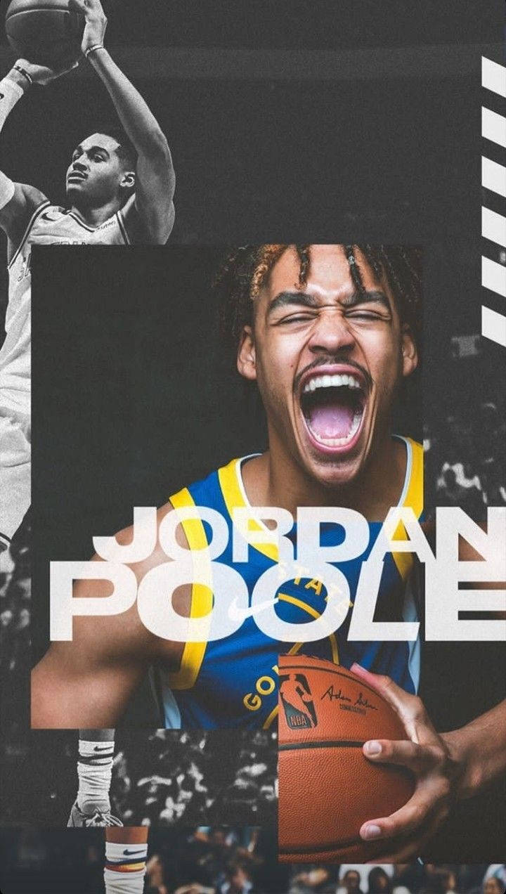 Screaming Jordan Poole Background