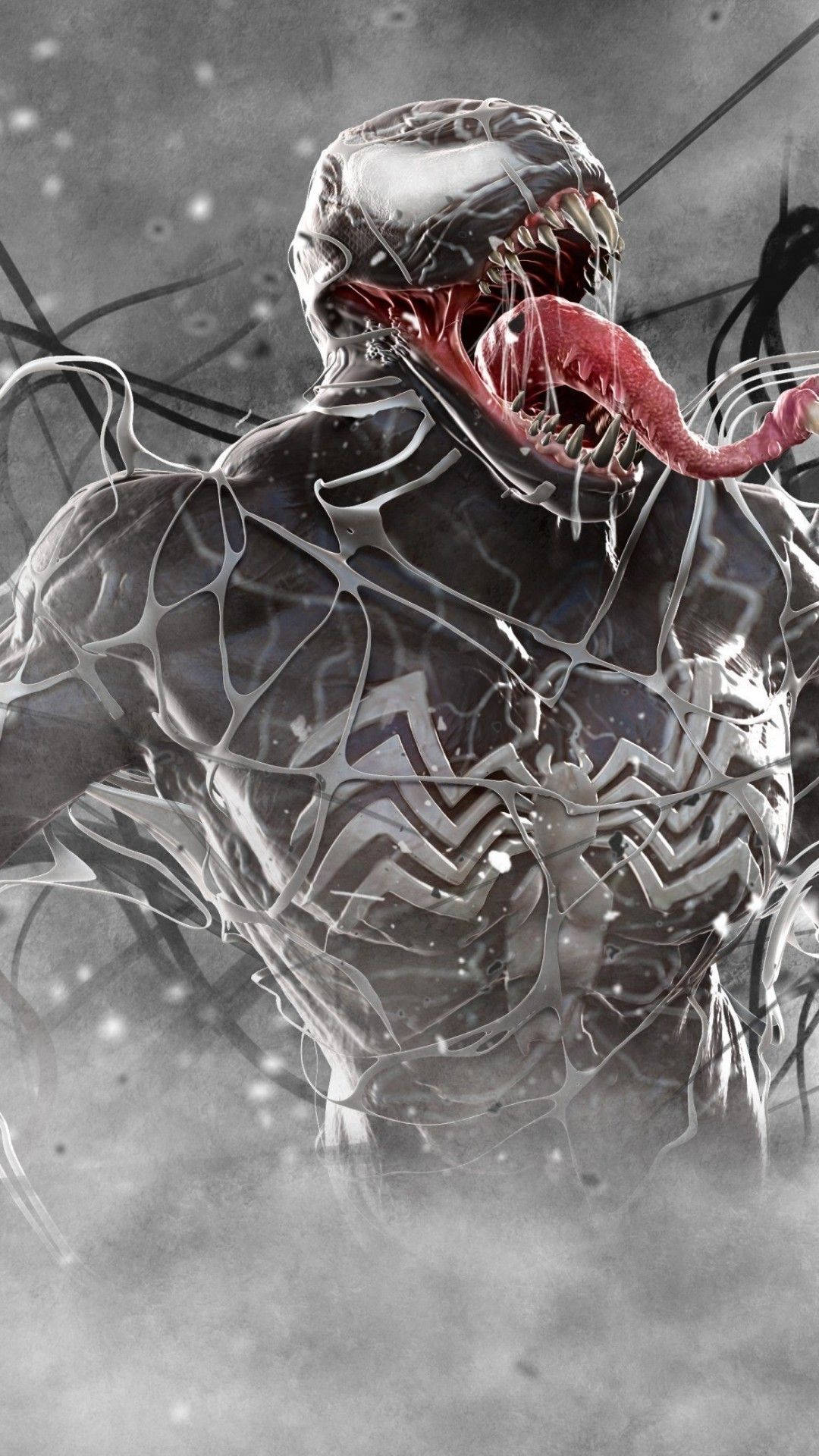 Screaming Venom Iphone Background