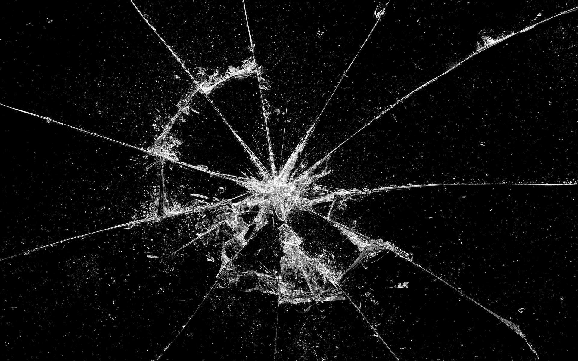 Screen Of Badly Broken Glass
