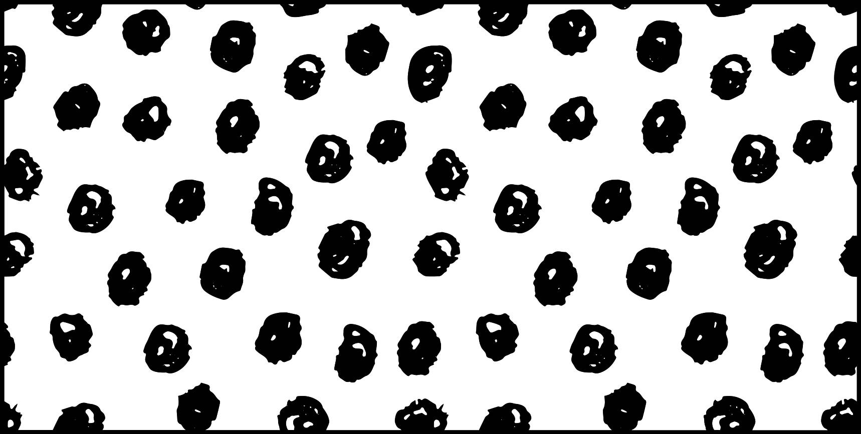 Scribble Black Dot Iphone Background