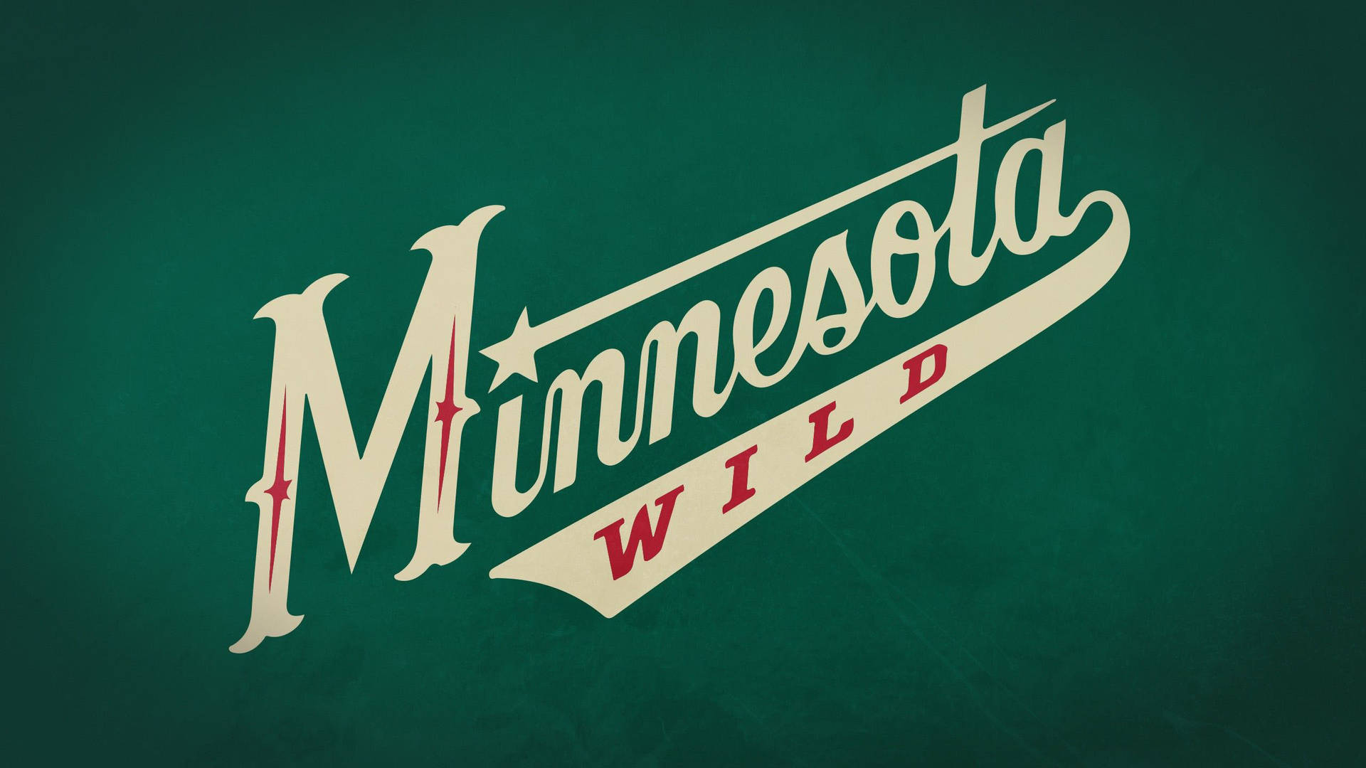 Script Minnesota Wild Jersey Logo Background