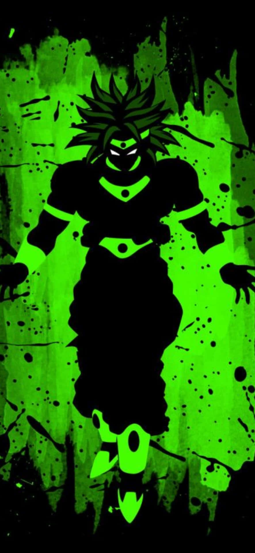 Scroll With Ease On The Smooth Broly Iphone Display Background