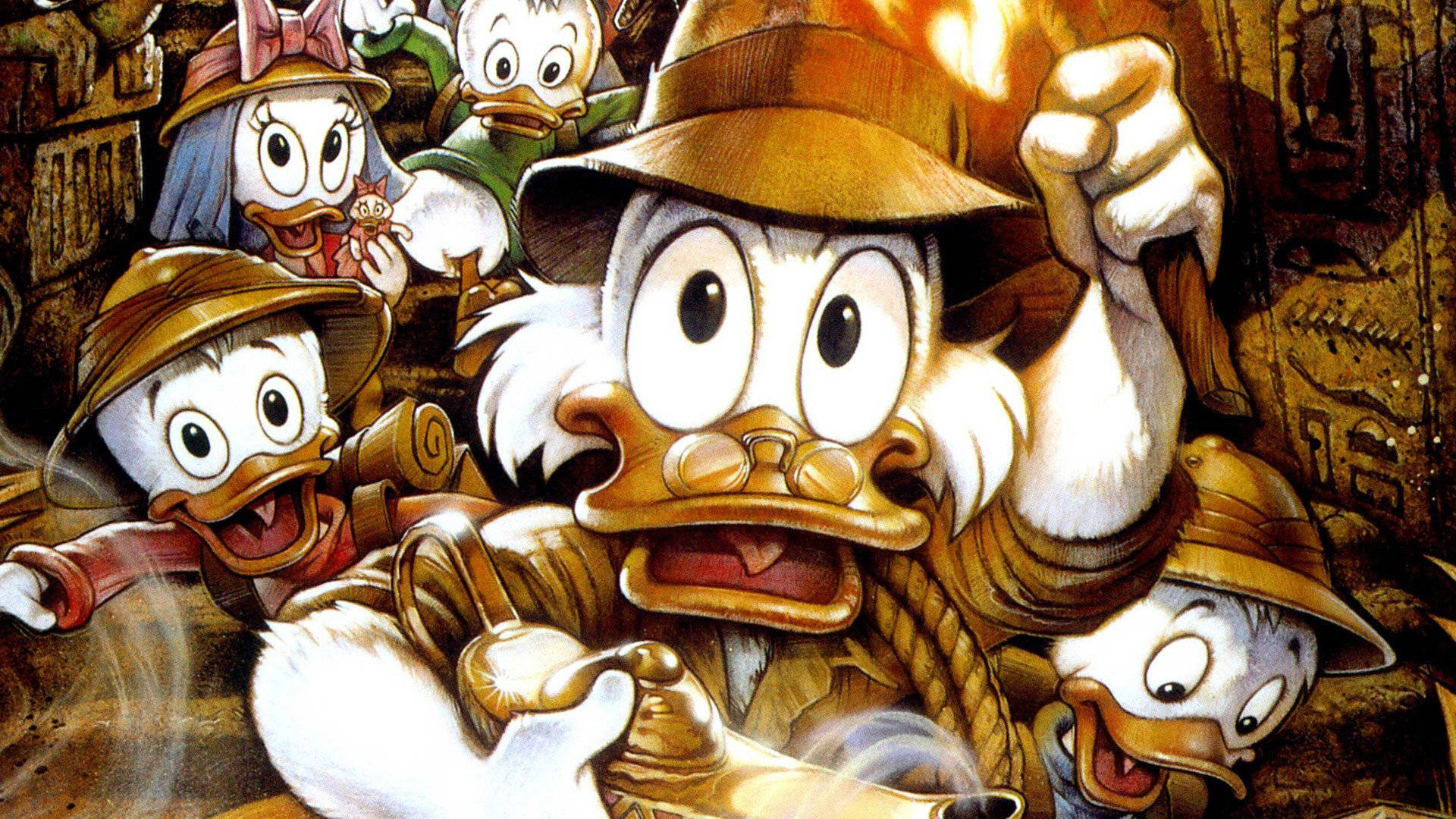 Scrooge Mcduck And Lost Lamp Background