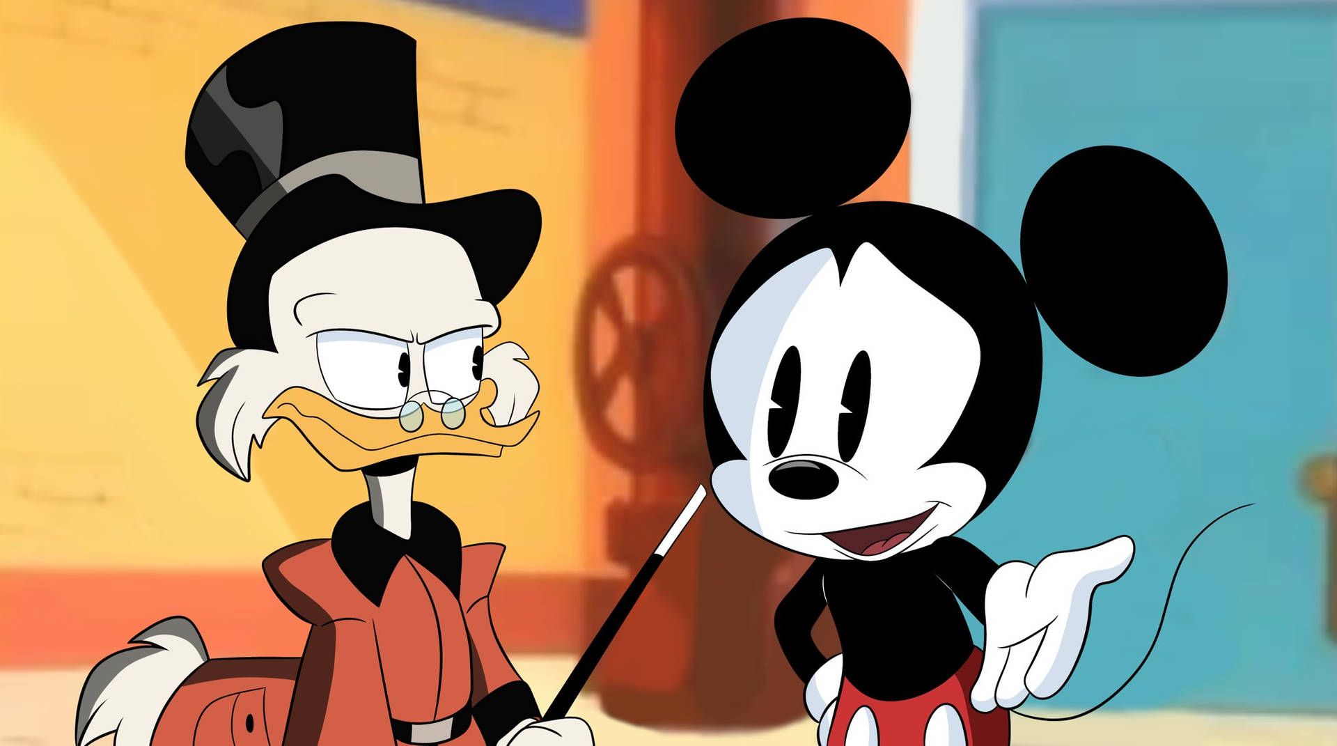 Scrooge Mcduck And Mickey Mouse