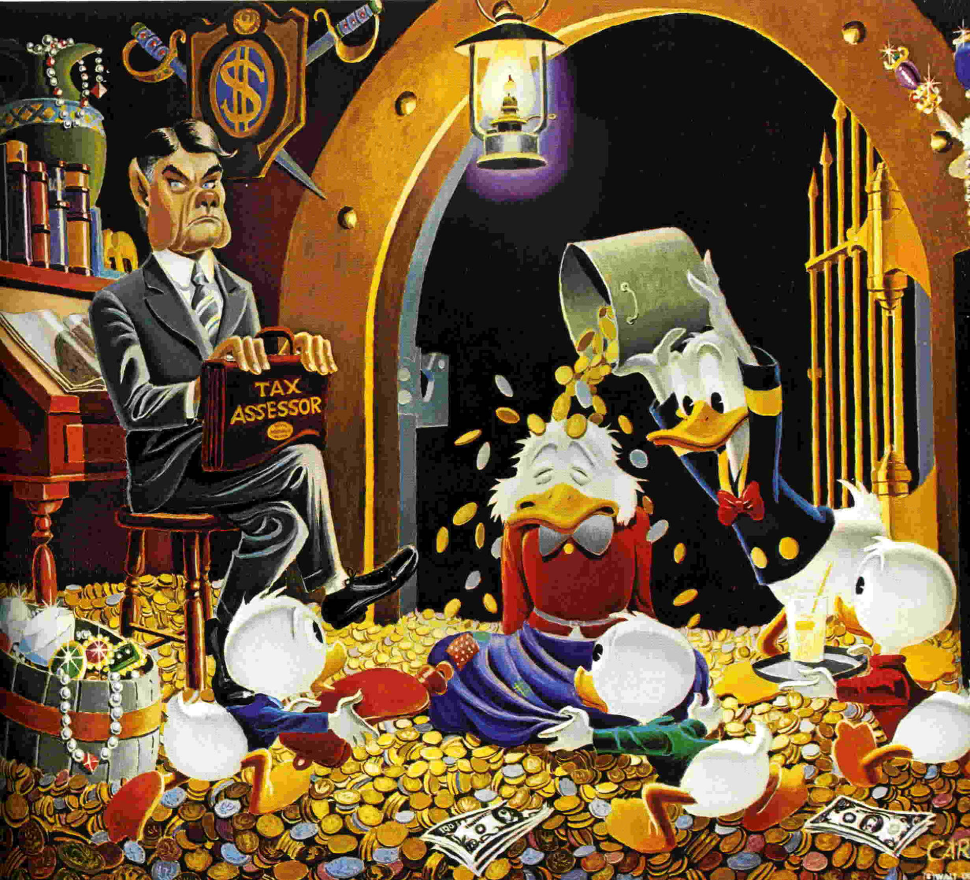 Scrooge Mcduck And Tax Assessor