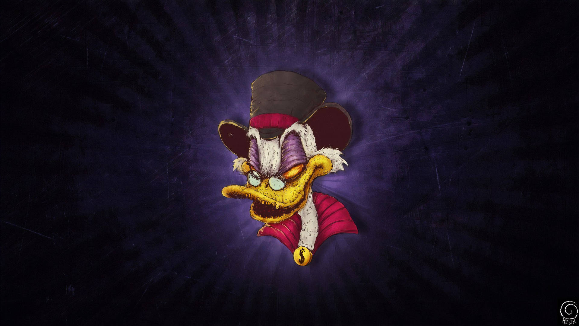 Scrooge Mcduck Fan Art Face Background