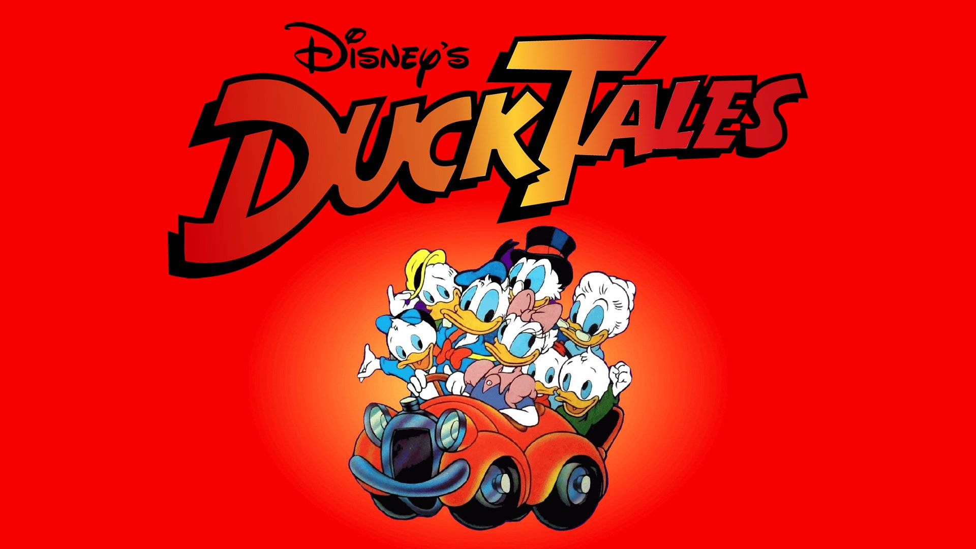 Scrooge Mcduck In Disney Ducktales Background