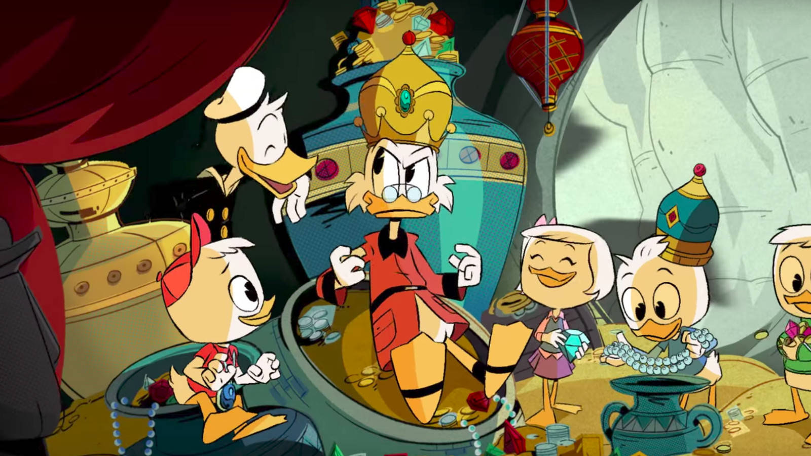 Scrooge Mcduck In Ducktales Background