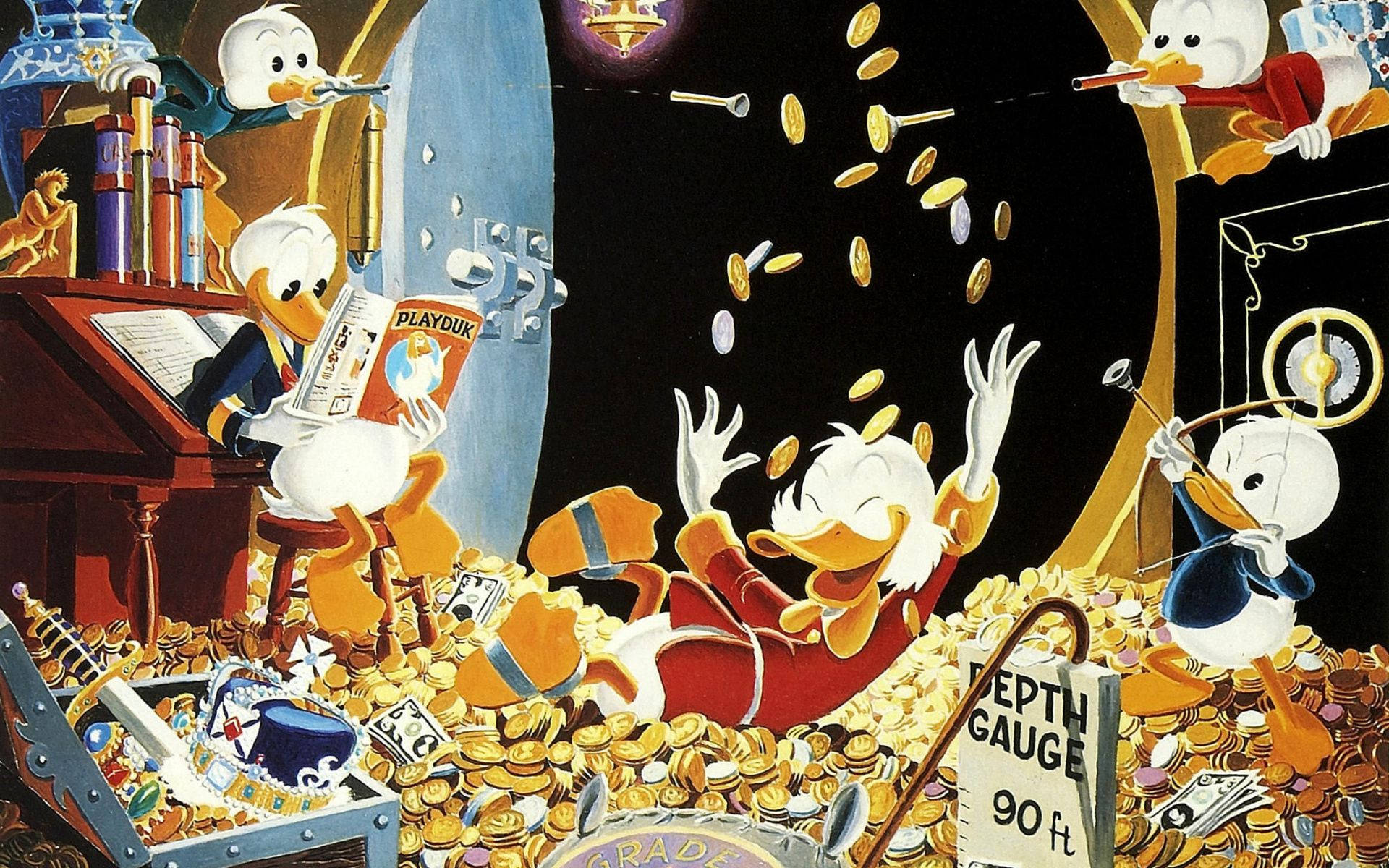 Scrooge Mcduck In Luxury