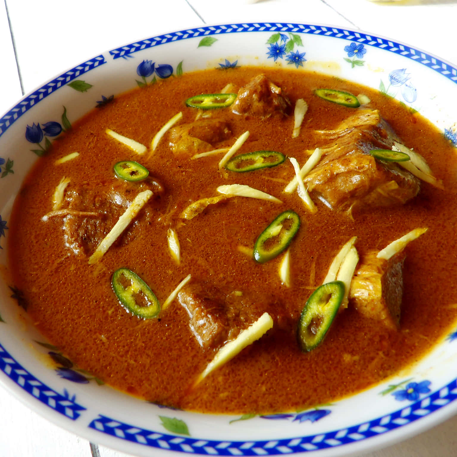 Scrumptious And Authentic Nihari Dish Background