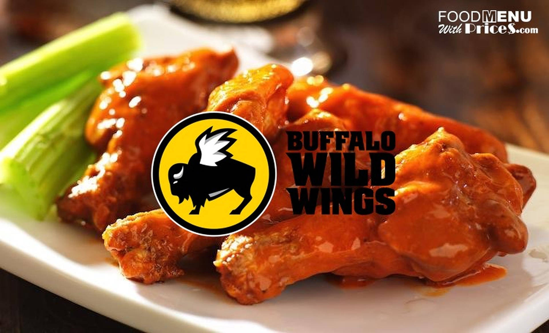 Scrumptious Traditional Wings At Buffalo Wild Wings Background