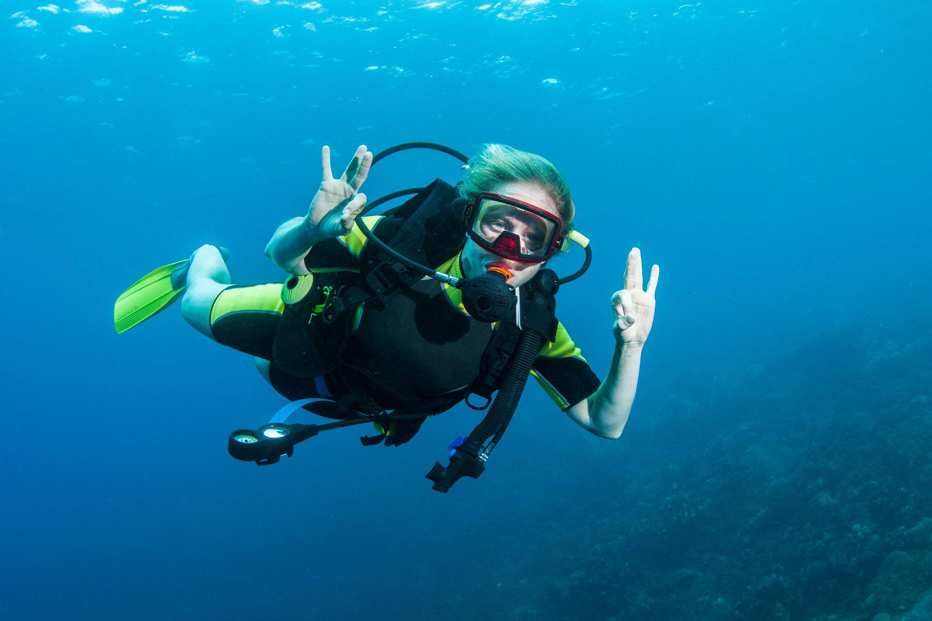 Scuba Diving Ok Hand Sign