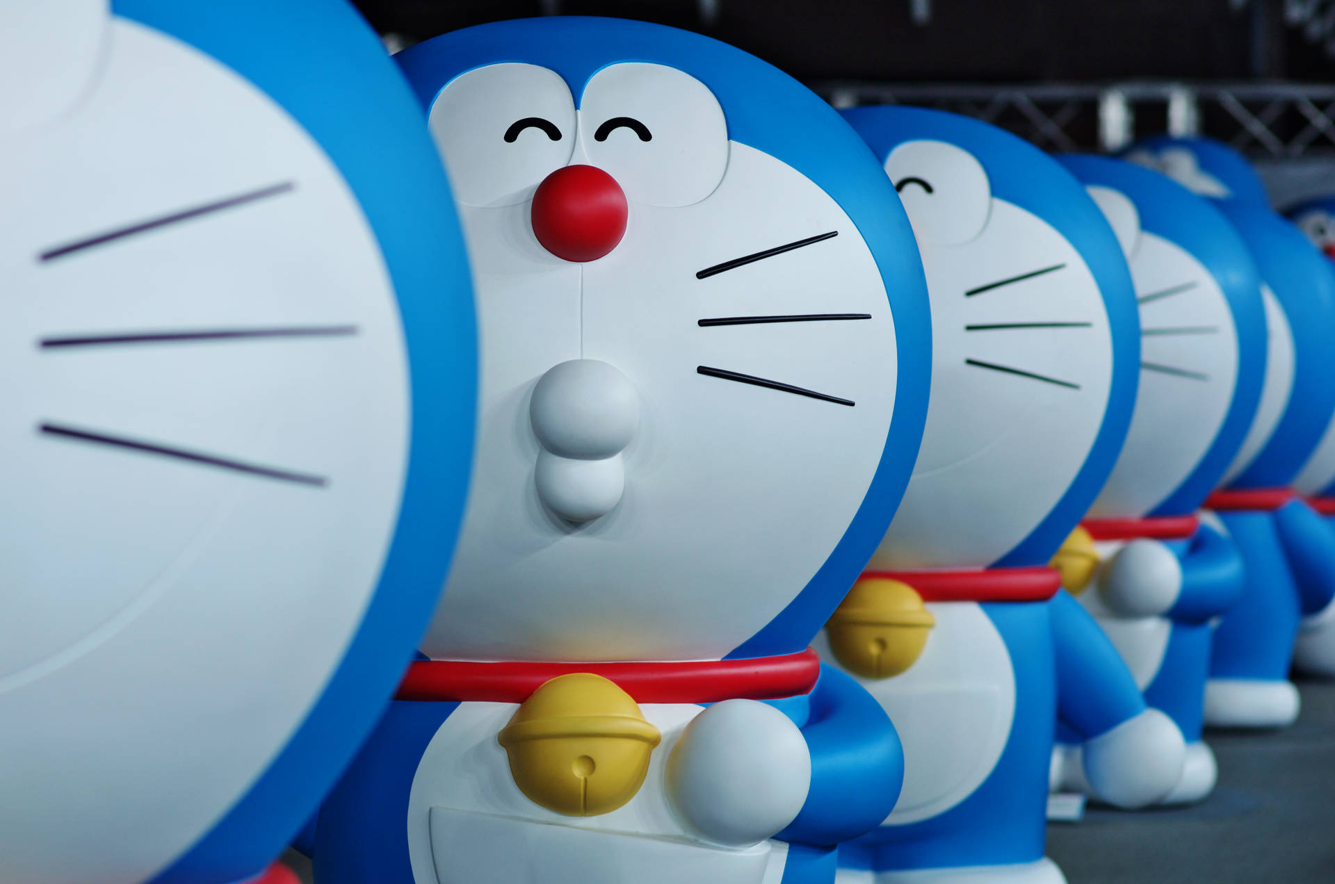 Sculptures Of Doraemon 4k Background