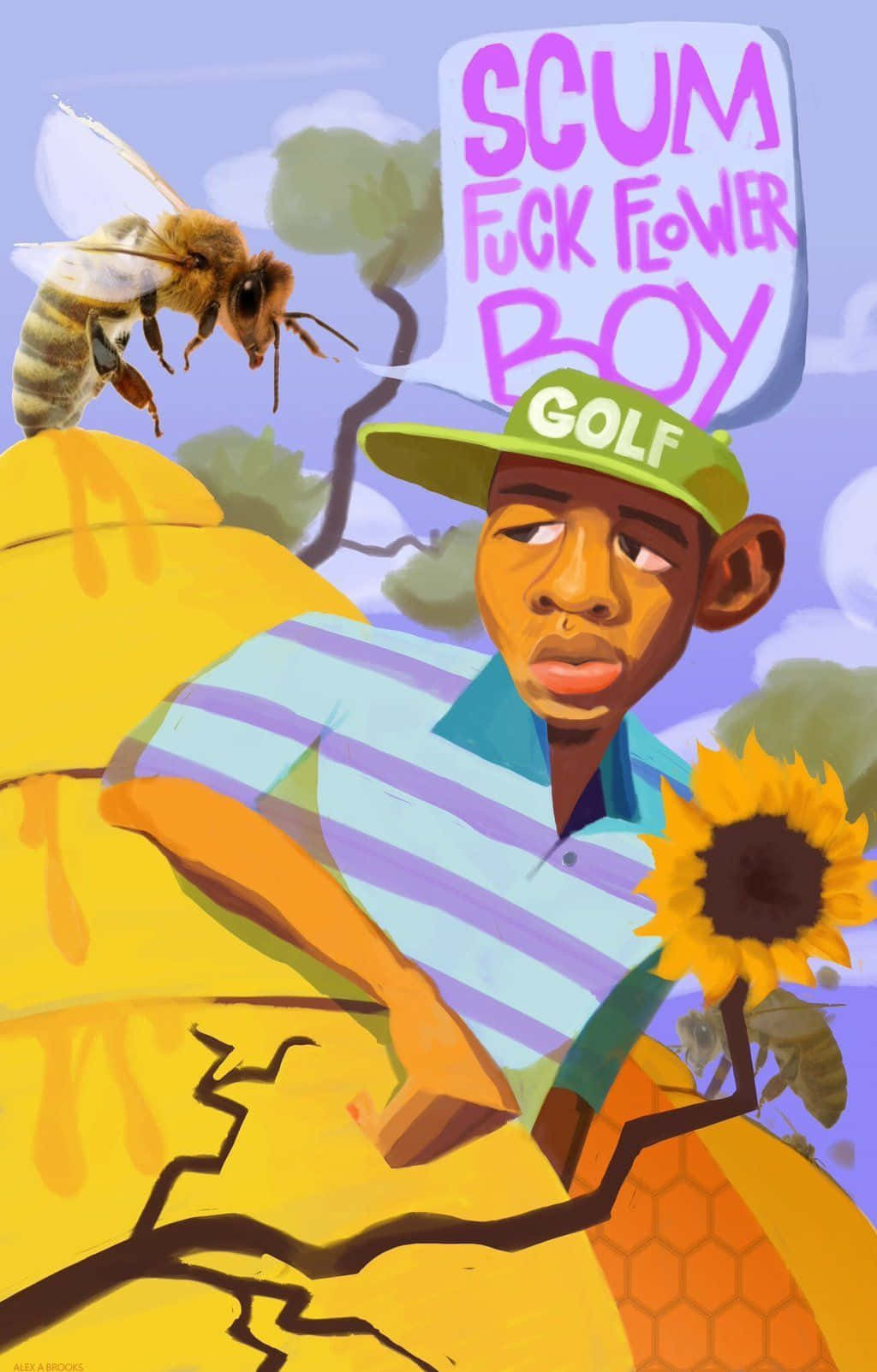 Scum Tyler The Creator Pfp Background
