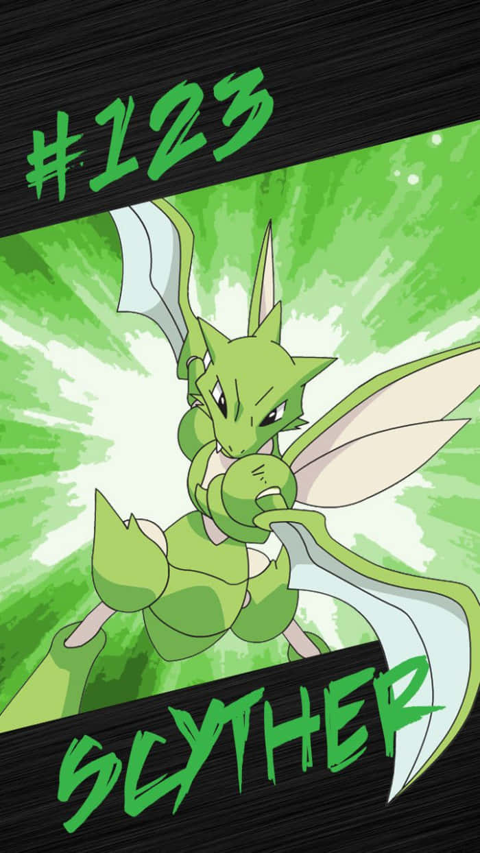 Scyther 123 Phone Background