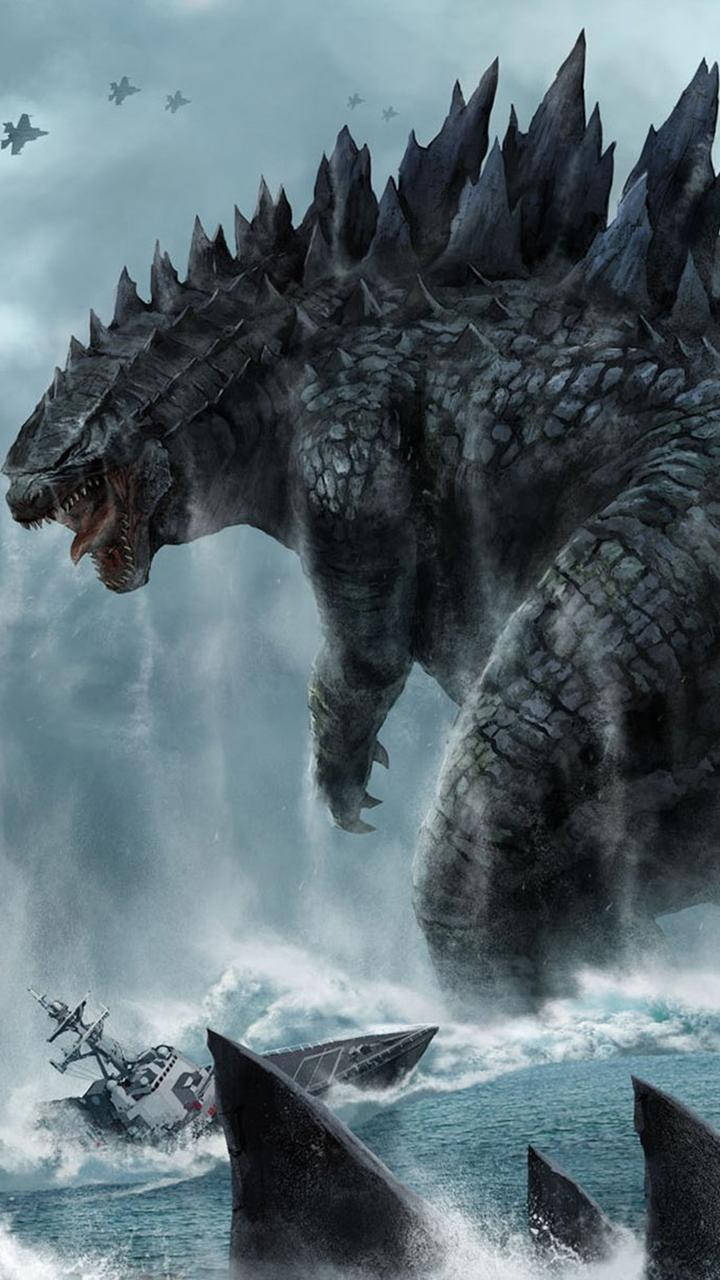 Sea Battle With Godzilla