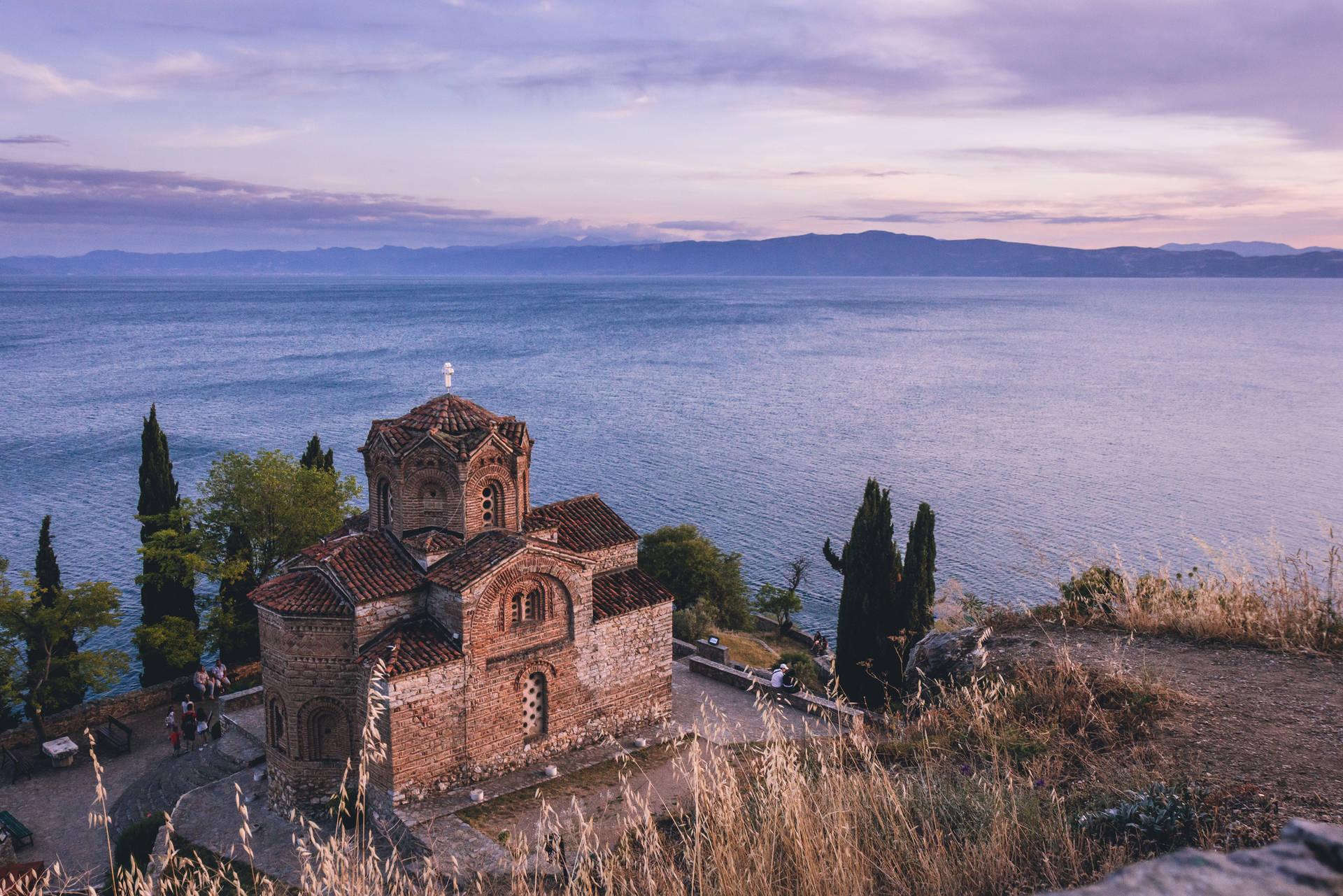 Sea Behind St. John North Macedonia Background