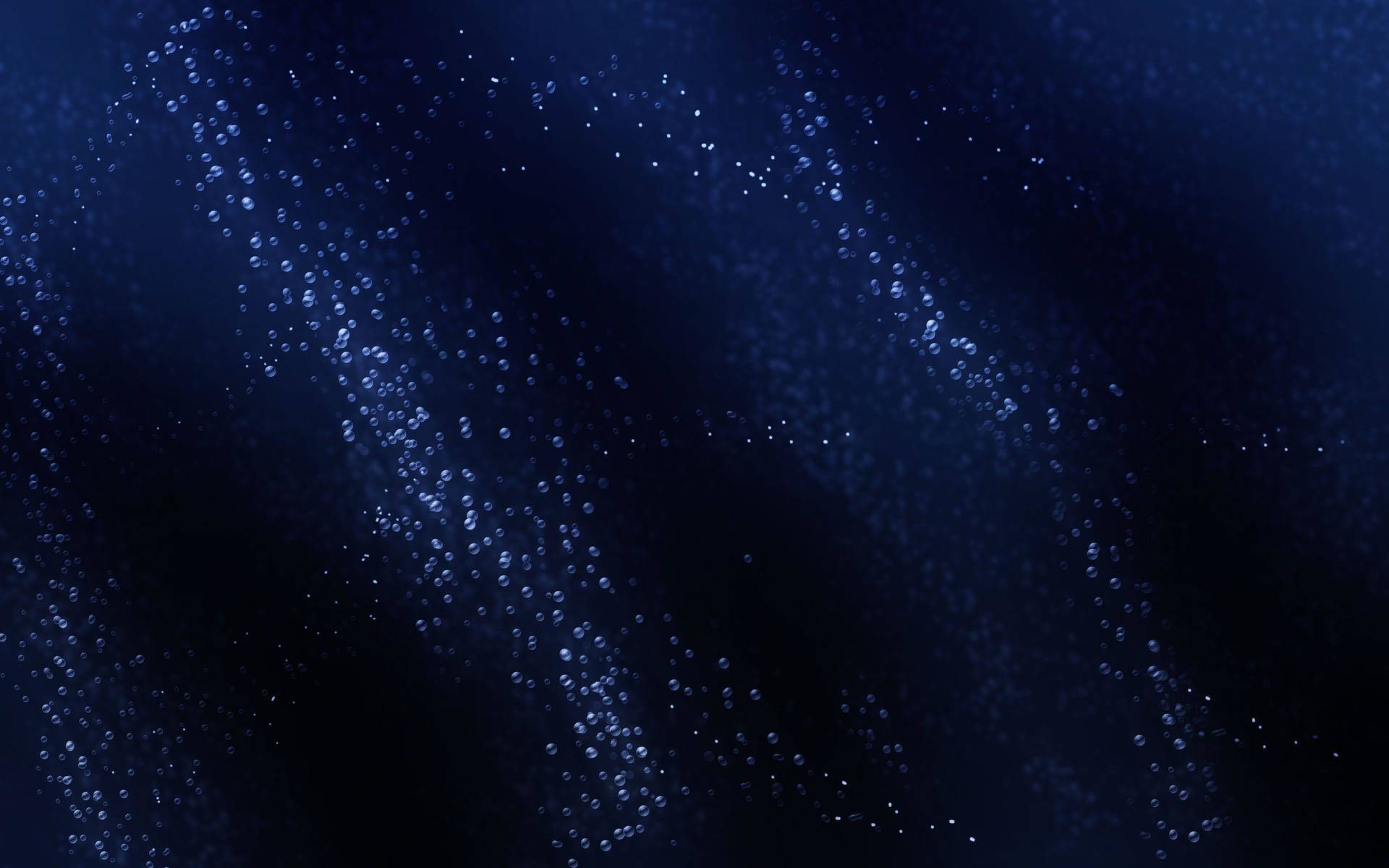 Sea Bubbles Dark And Blue Aesthetic Laptop Background