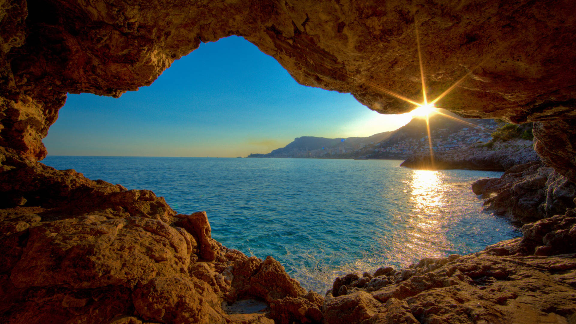 Sea Cave Background