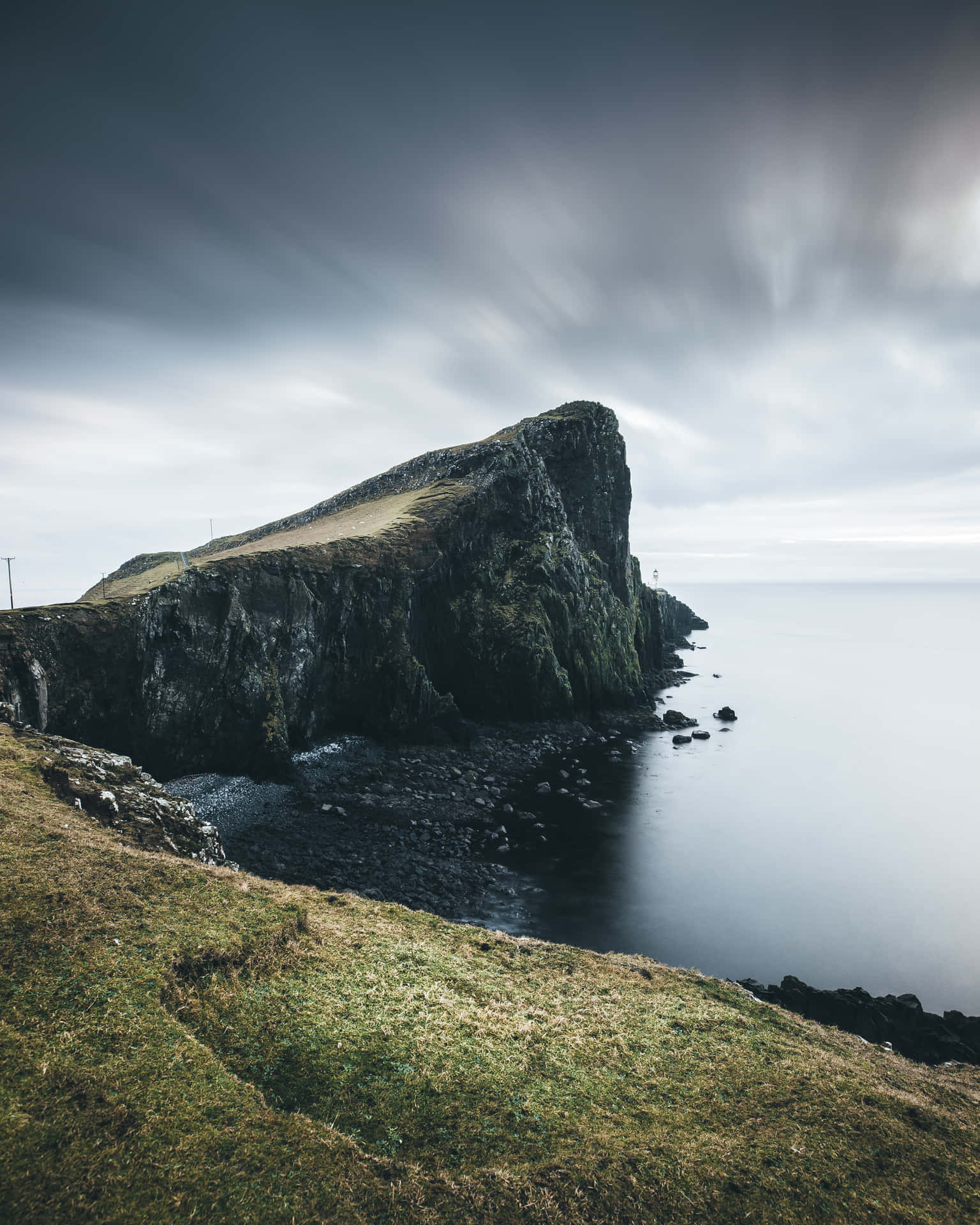 Sea Cliff Coastal Rock Formation Scotland