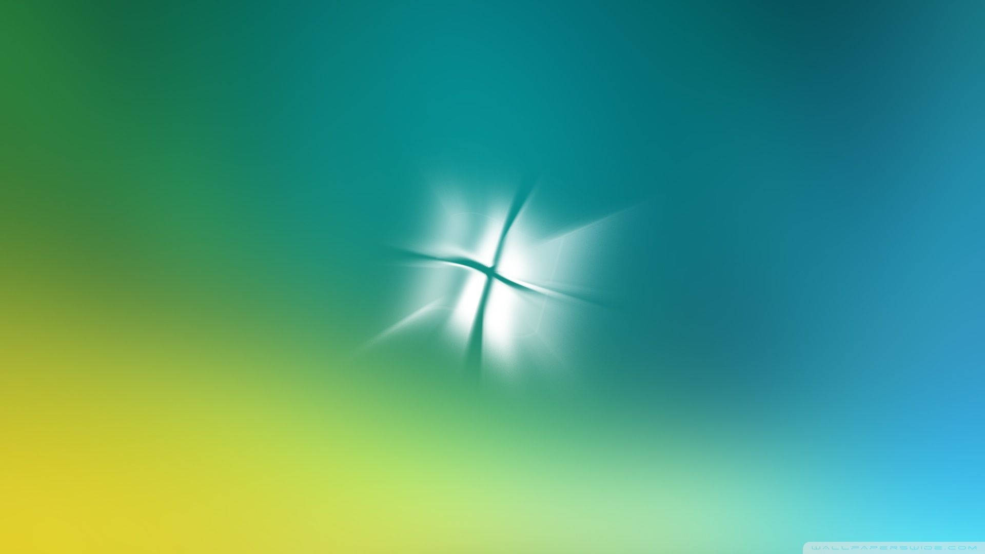 Sea-colored Windows Vista Background