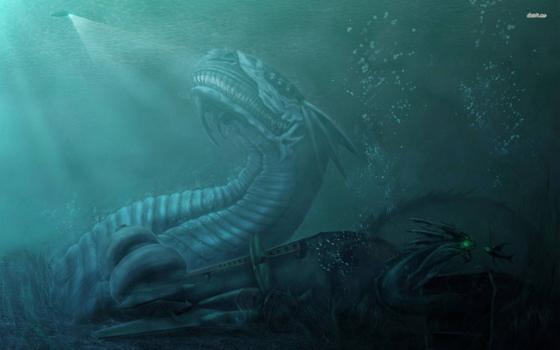 Sea Dragon Leviathan Subnautica Background