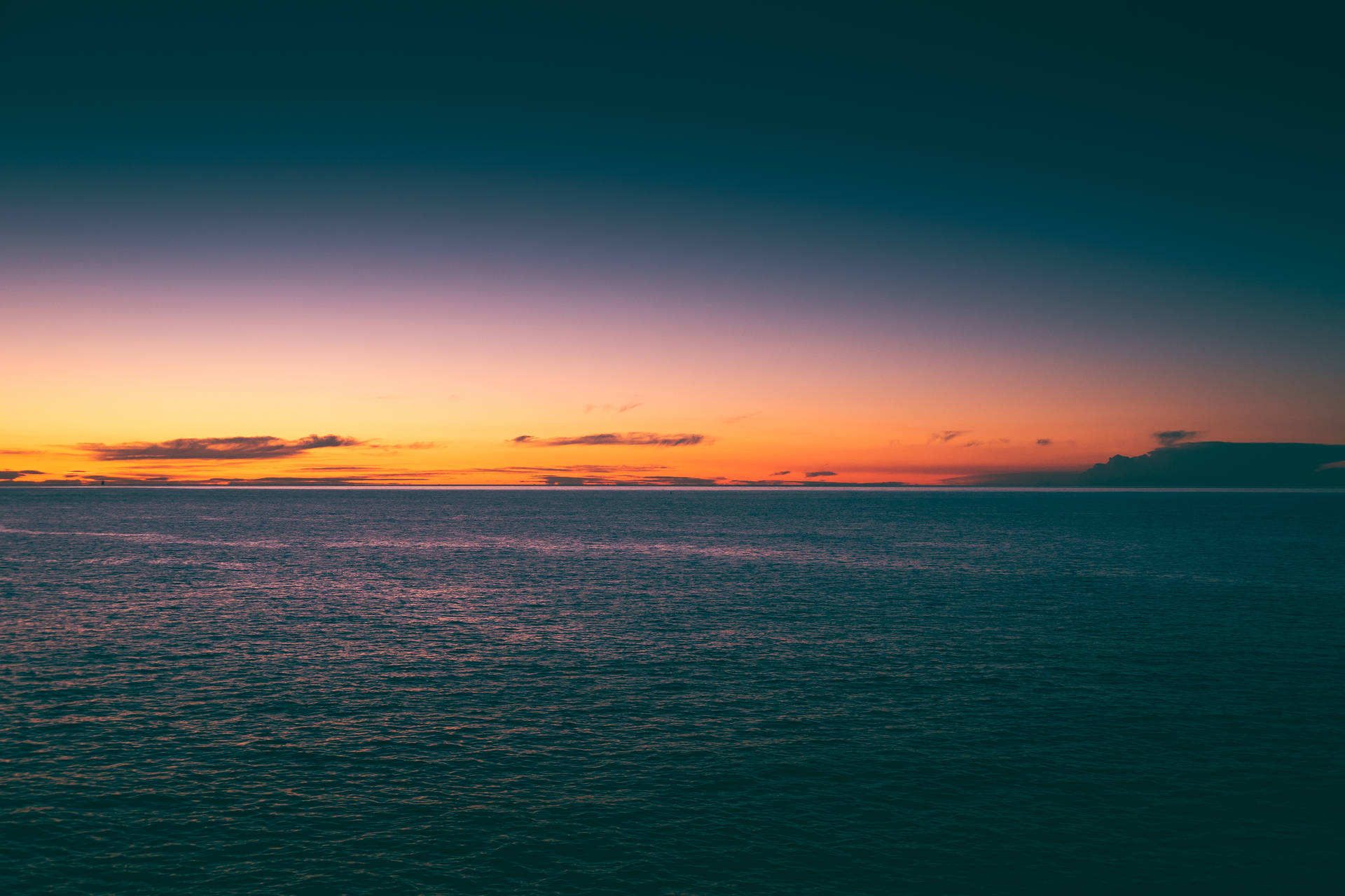 Sea Hd Sunset Background