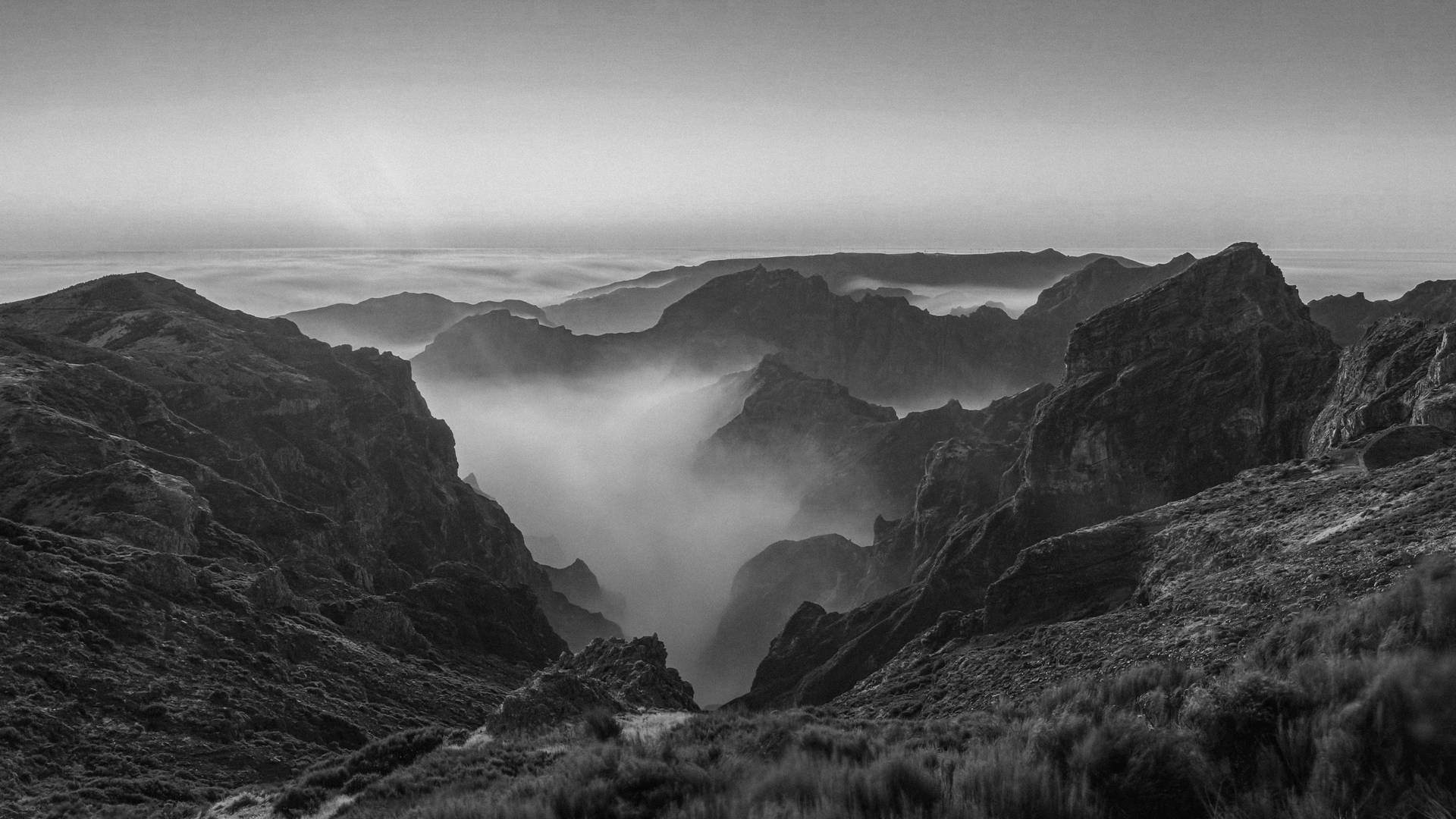 Sea Of Clouds Most Beautiful Nature Background