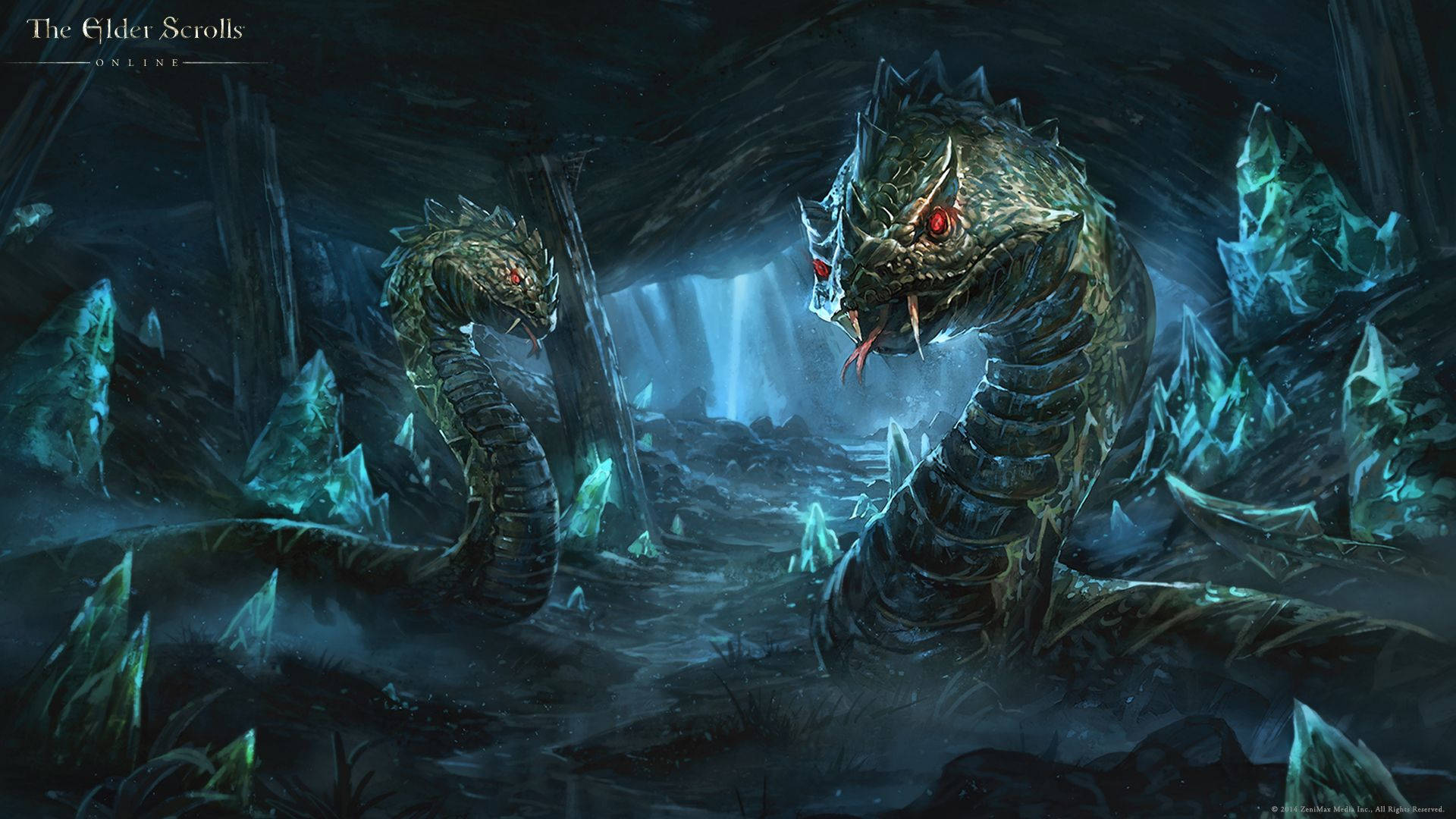 Sea Serpent The Elder Scrolls Background
