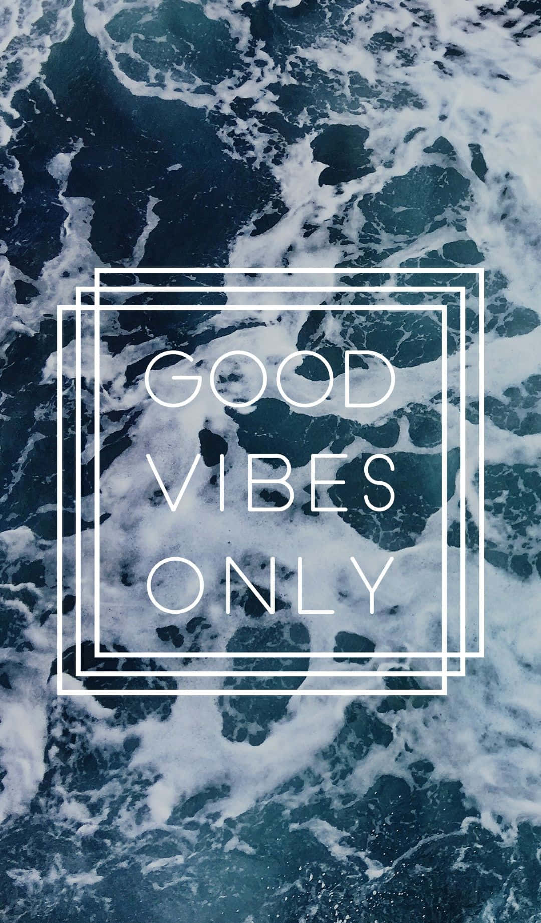 Sea Water Good Vibes Iphone Background