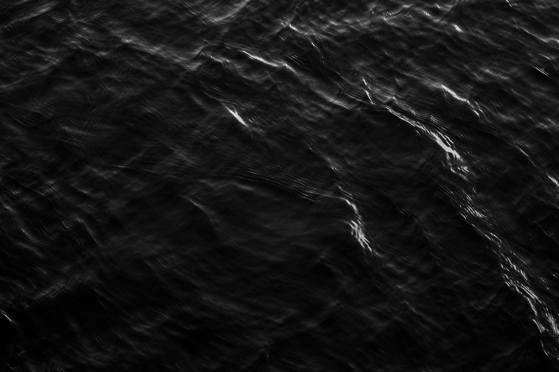 Sea Waves Black Screen 4k