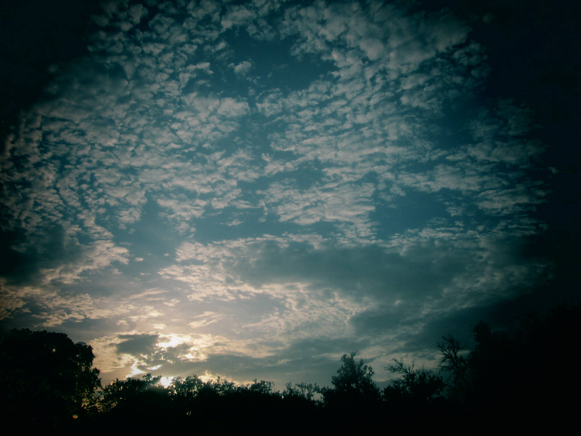 Sea Waves Clouds Aesthetics Background