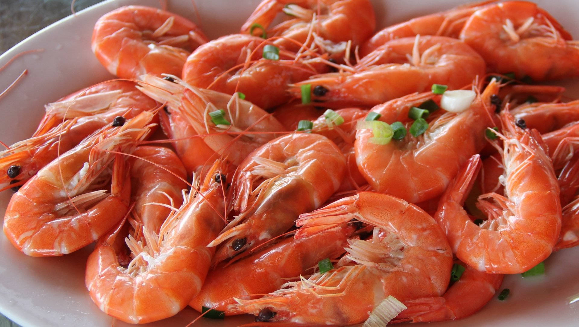 Seafood Sautéed Shrimp Background