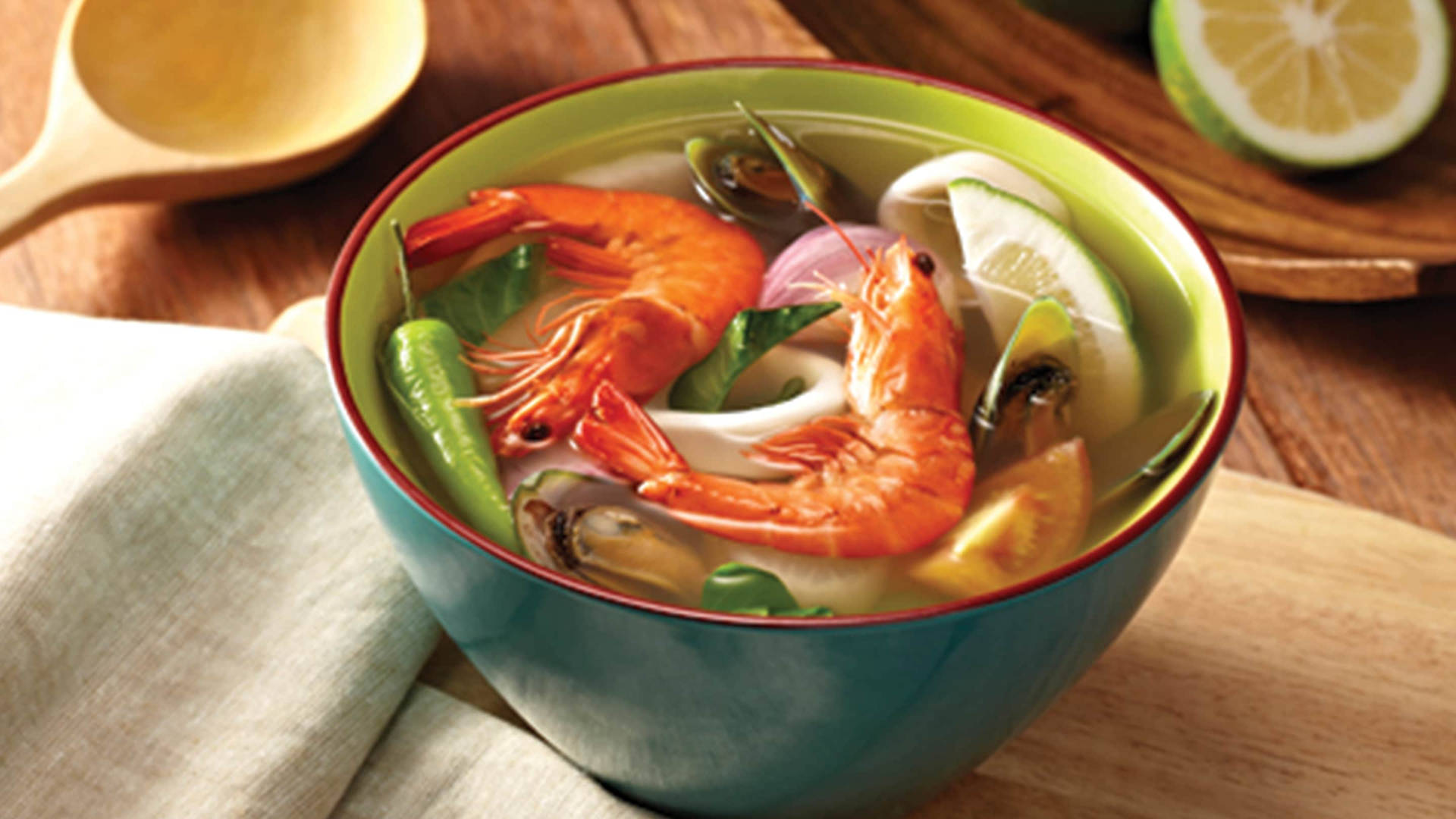 Seafood Shrimp Stew Background