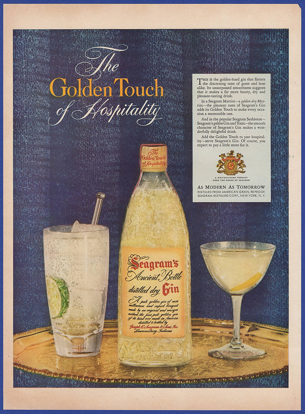 Seagram's Golden Hospitality Welcome Background