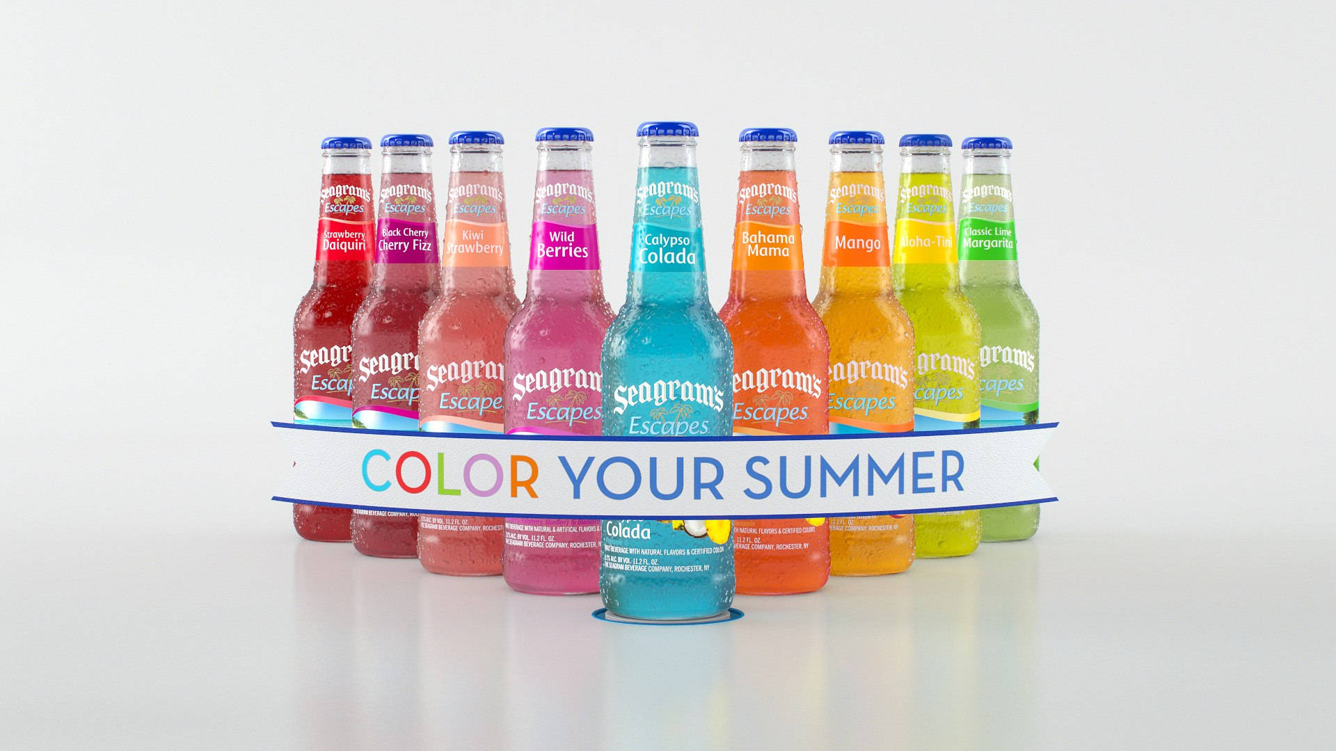 Seagrams Escapes Color Your Summer Background