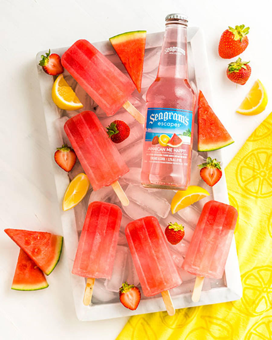 Seagrams Vodka Ice Pops Background