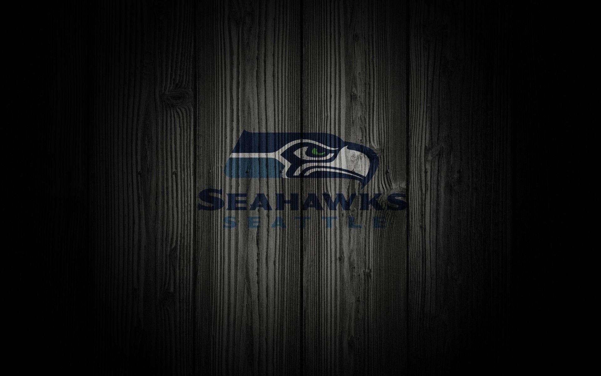Seahawks Seattle In Wood Background