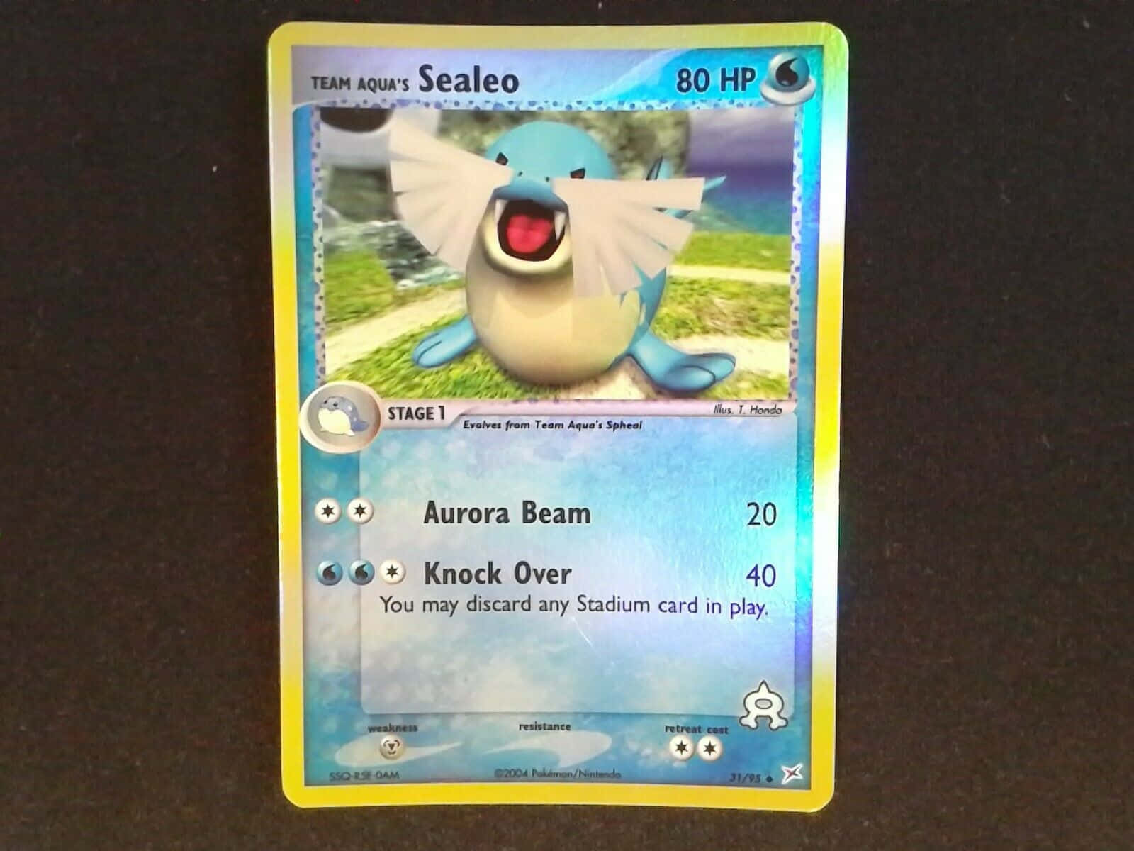 Sealeo Pokémon Trading Card