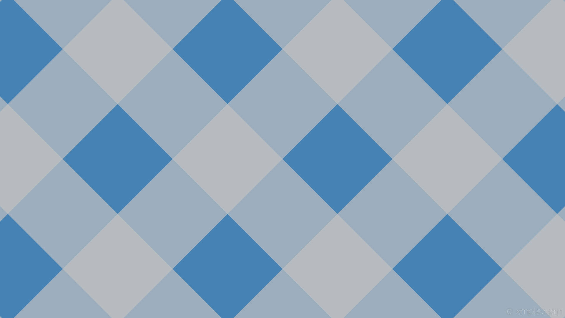 Seamless Blue And White Checkered Pattern Background