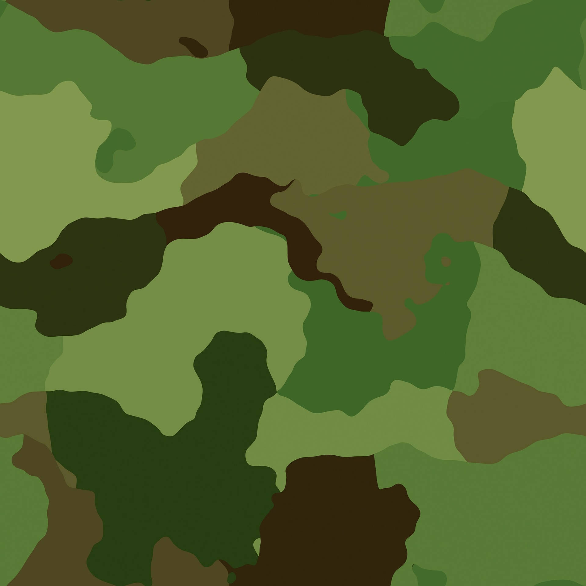 Seamless Military Camouflage Background