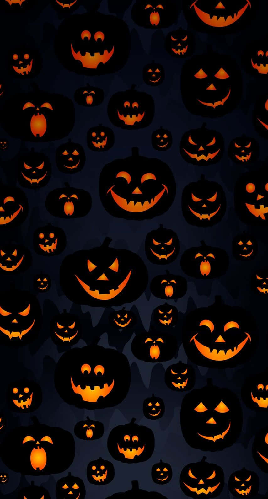 Seamless Pumpkins Simple Halloween Background