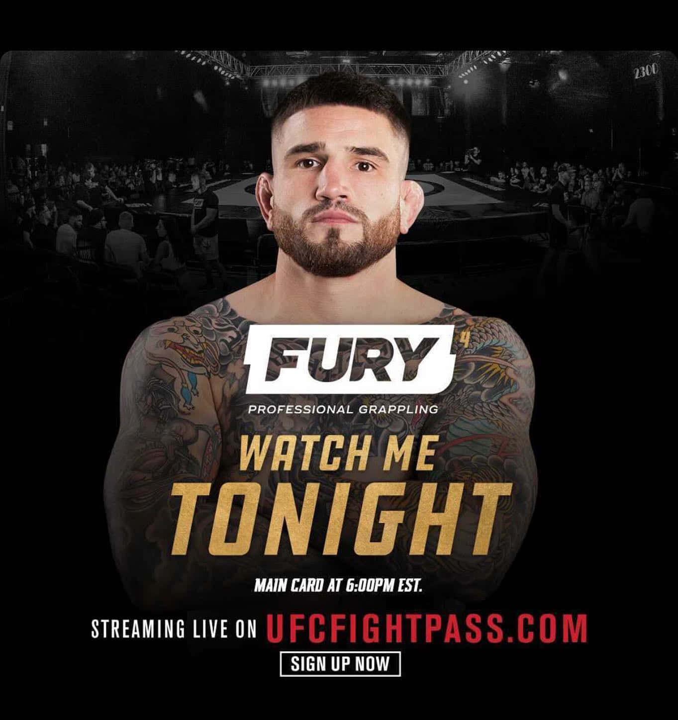 Sean Brady At Fury Poster