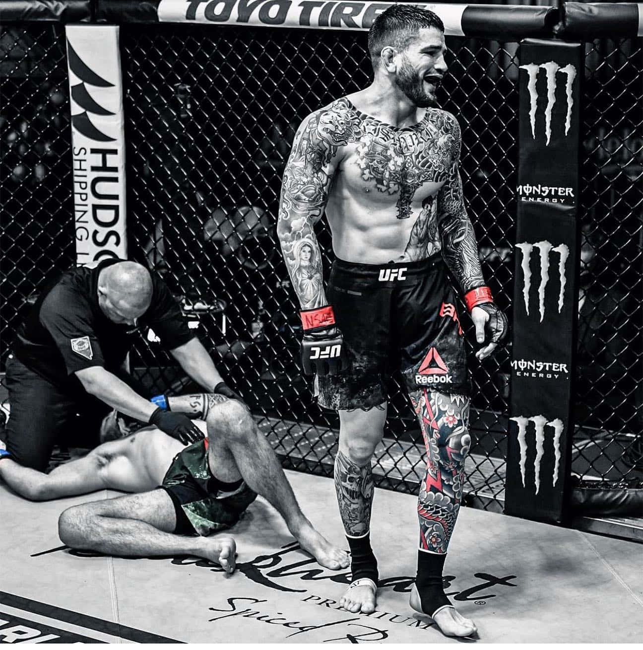 Sean Brady In Fierce Combat With Michael Chiesa