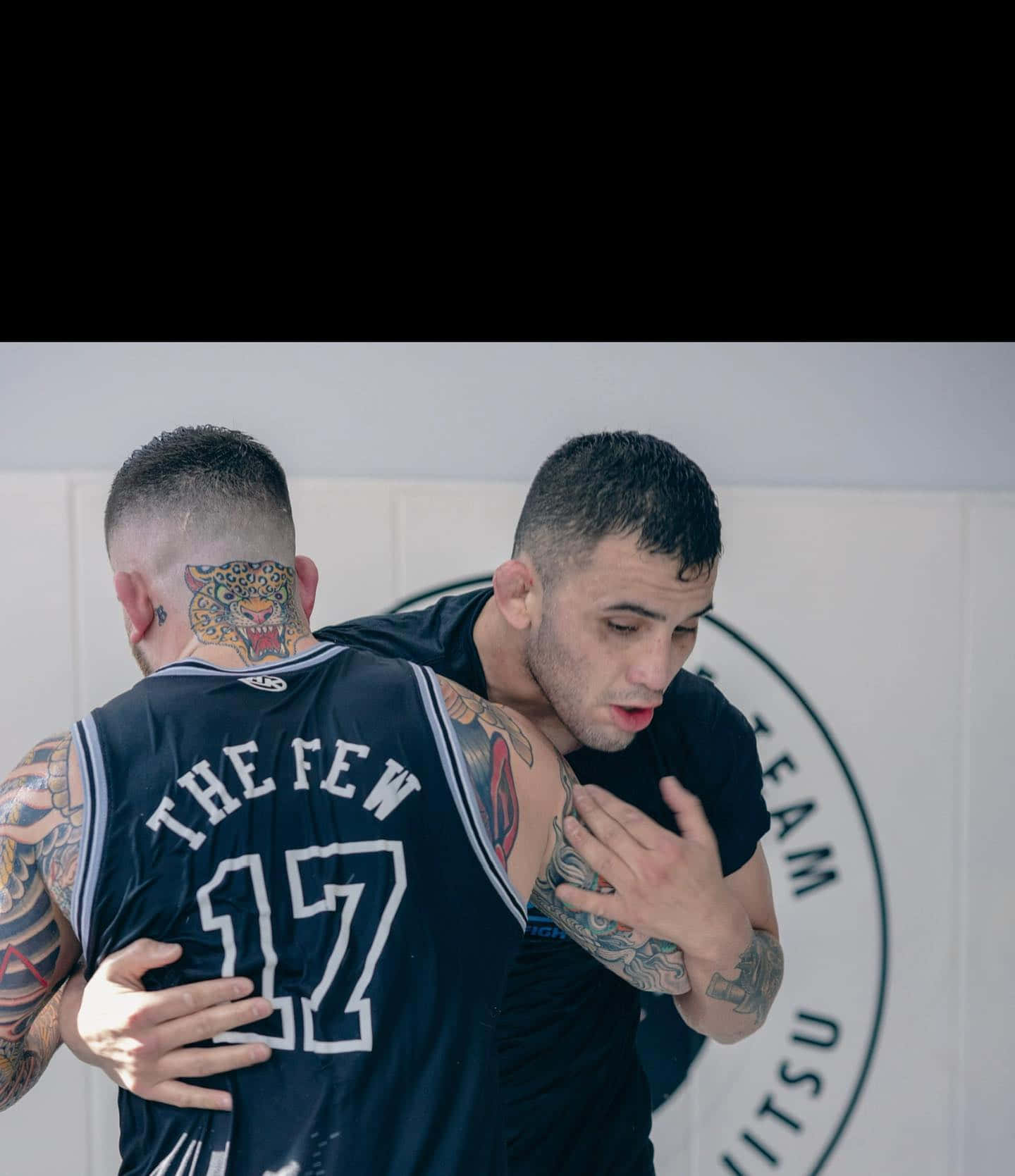 Sean Brady Training With Friend Background