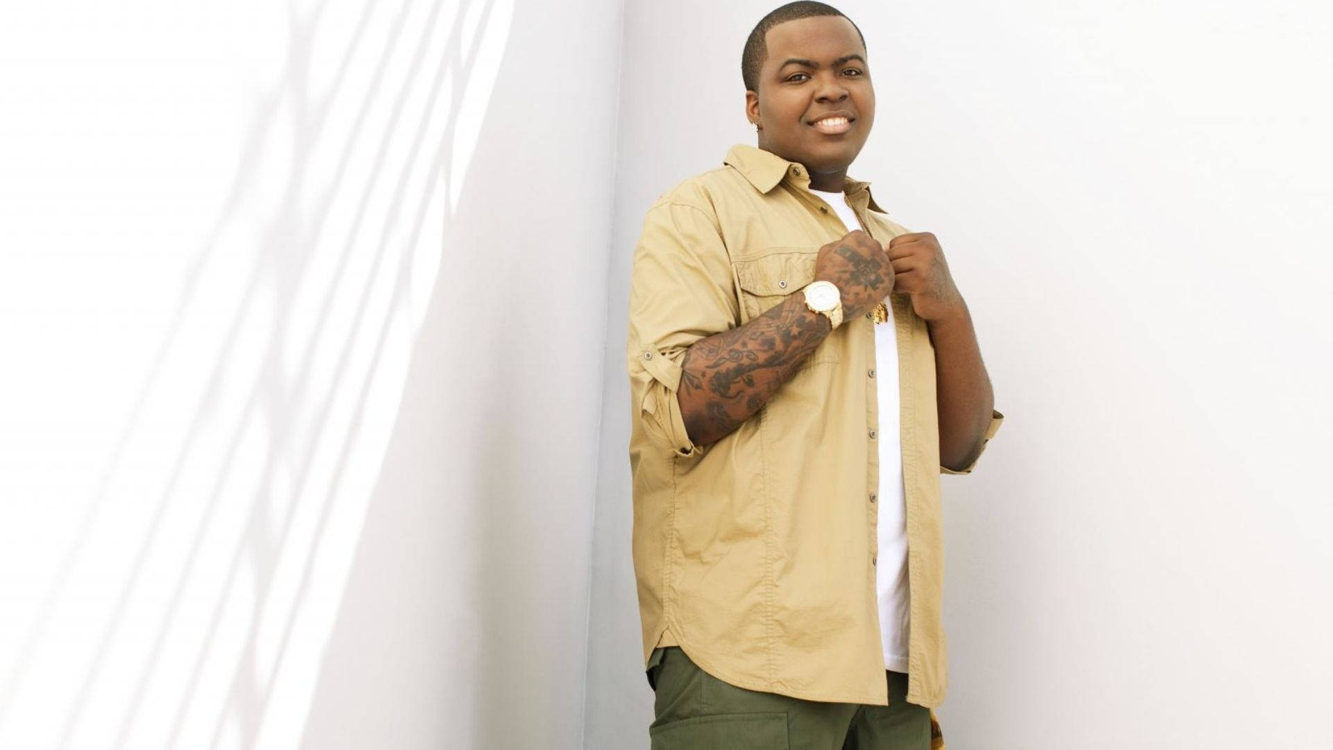 Sean Kingston In Photoshoot Background